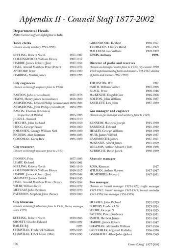 Council and Community: 125 Years of Local Government in Palmerston North 1877-2002 - Page 116