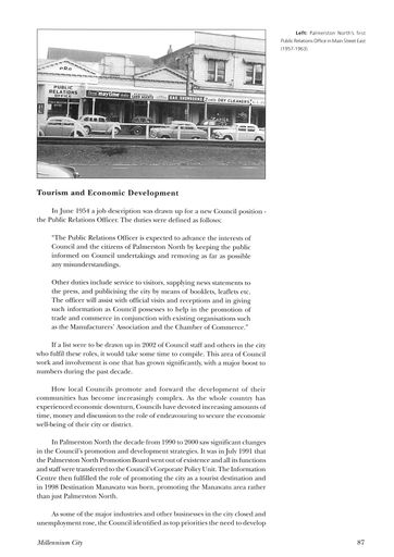 Council and Community: 125 Years of Local Government in Palmerston North 1877-2002 - Page 97