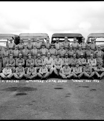 B. Platoon, Royal New Zealand Army Service Corp, 14th Intake, Central District Training Depot, Linton