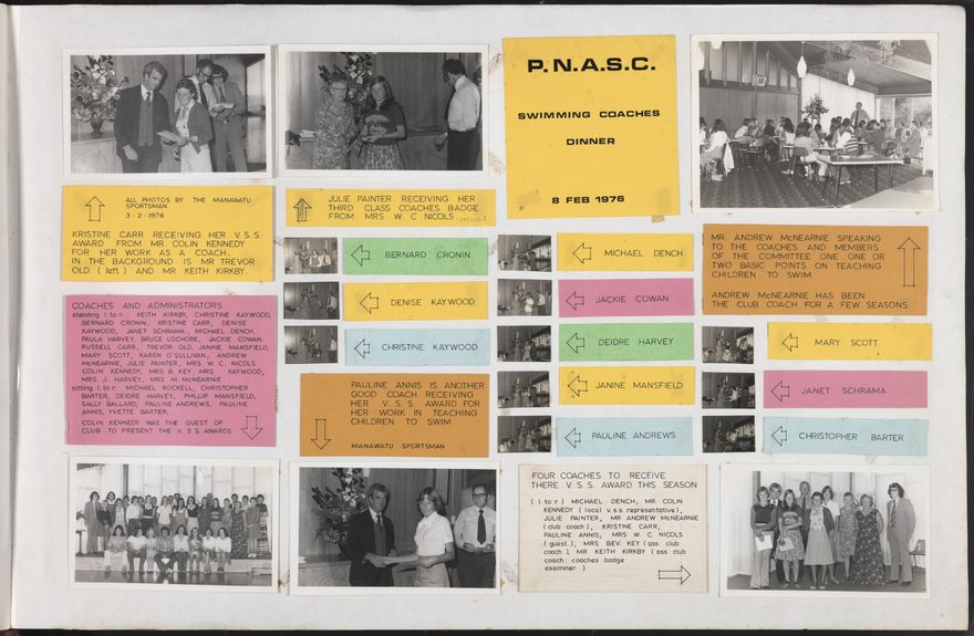 PN Amateur Swimming Club archive book
