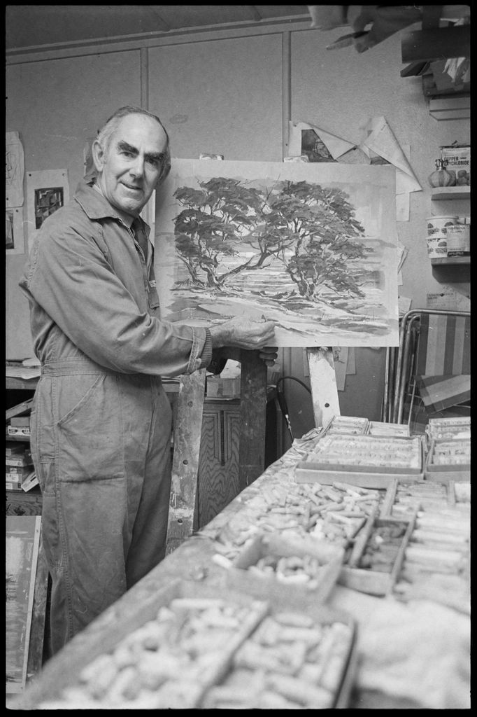“Basil Rolls His Own Pastels”