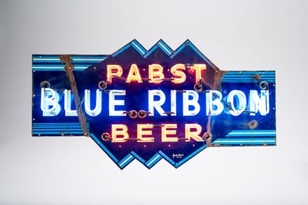 Pabst Blue Ribbon Beer Neon