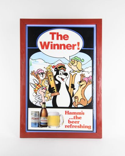 Hamm's "The Winner" Sign