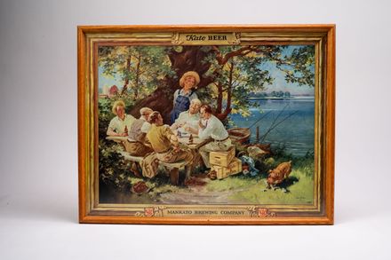 Kato Beer Picnic Cardboard Sign