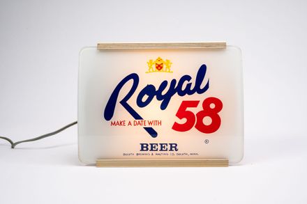 Royal 58 Beer ROG Lighted Sign