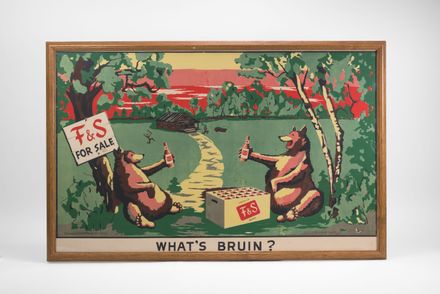 F & S "What's Bruin?" Poster