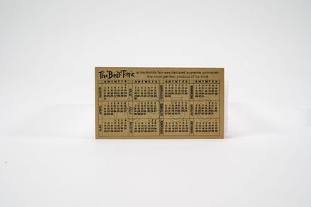 The "Best" Tonic Calendar Card