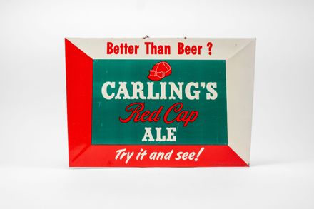 Carling's Red Cap Ale TOC Sign