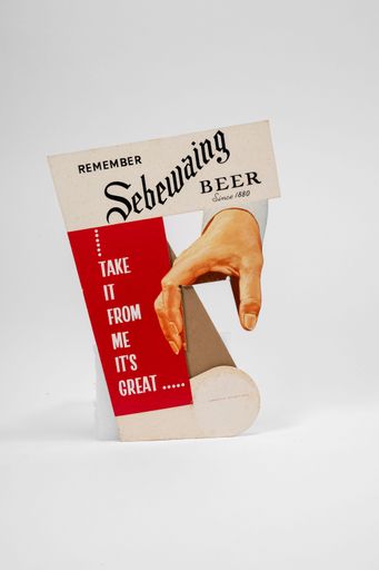Sebewaing Beer Cardboard Can Holder Sign - Resource cover image