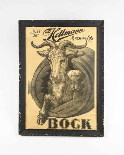 Hellmann Brewing Co. Bock Beer Poster