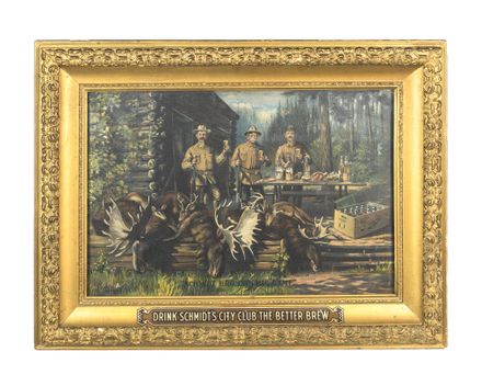 Schmidt City Club Big Game Canvas