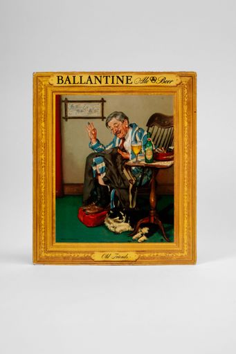 Ballantine Ale & Beer Sewing Cardboard Sign - Resource cover image