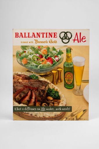 Ballantine Ale Food Cardboard Sign - Resource cover image