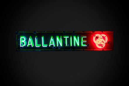 Ballantine Three Ring Neon Sign