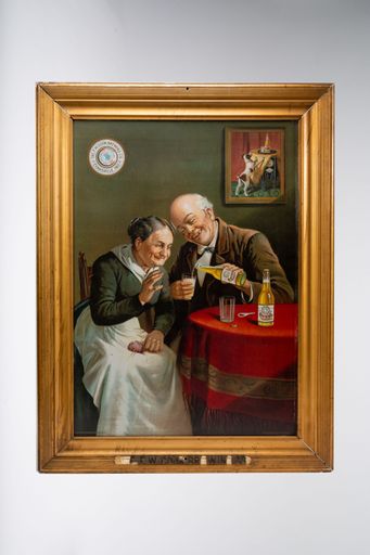Cook's Goldblume Framed Tin Sign