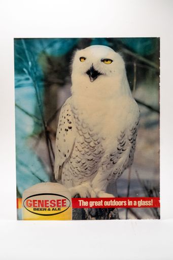 Genesee "The great outdoors in a glass!" Cardboard Sign