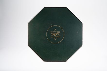 Gluek's Beer Wooden Octagon Folding Table