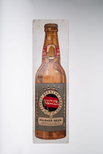 Tivoli Beer Bottle Metal Sign