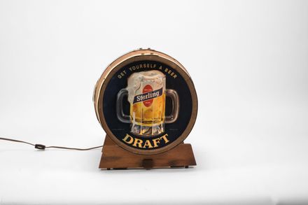 Sterling Beer Lighted Barrel Tap Cover