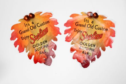 Sterling Golden Autumn Ale Leaves (2 ct)