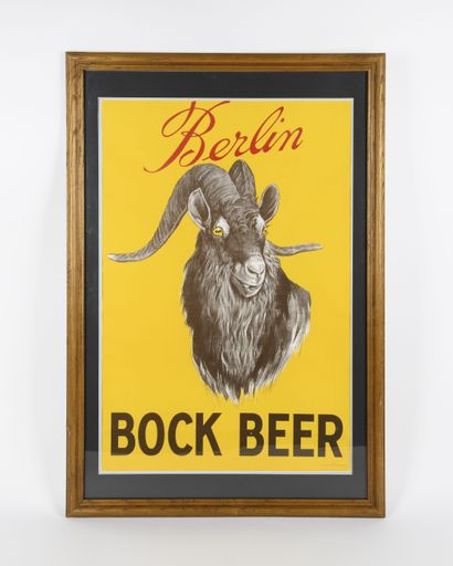 Berlin Bock Beer Sign