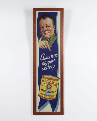 Blue Ribbon Malt Extract Premier Malt Sign