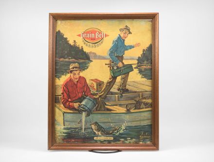 Grain Belt "End of a Tough Day" Cardboard Sign