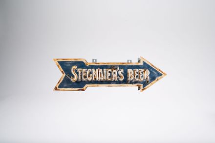 Stegmaier's Beer Arrow Neon Sign