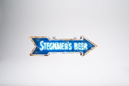 Stegmaier's Beer Arrow Neon Sign