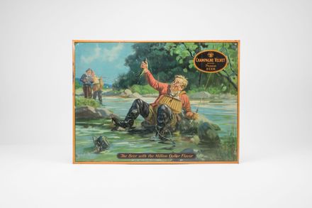 Champagne Velvet Fallen Fishing TOC Sign