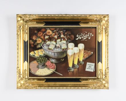 Blatz Charcuterie and Ice Bucket Sign