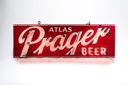 Atlas Prager Beer Neon Sign