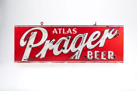Atlas Prager Beer Neon Sign