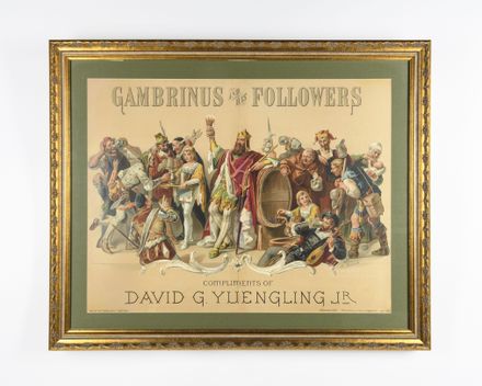"Gambrinus and His Followers" D. G. Yuengling Jr.