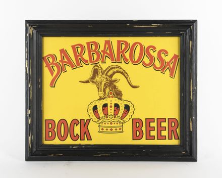 Barbarossa Bock Beer Sign