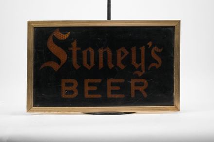 Stoney's Beer Lighted Sign