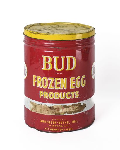 Bud Frozen Egg Products Tin