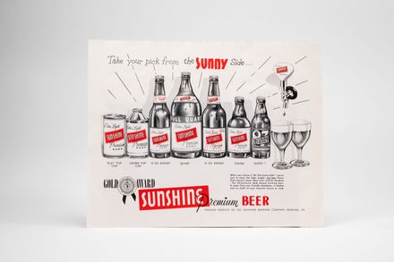 Sunshine Beer Paper Poster