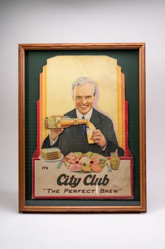 Schmidt's City Club Man Sign