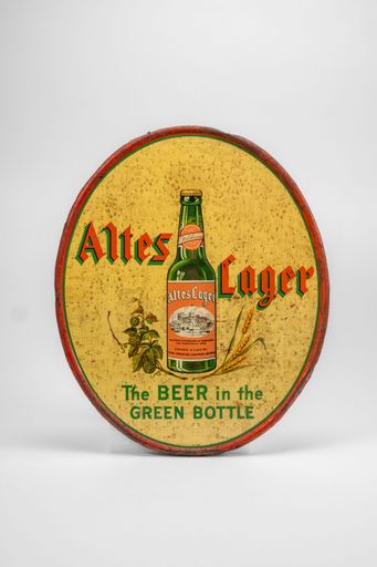Altes Lager Oval Tin Sign