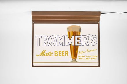 Trommer's Malt Beer ROG Lighted Sign