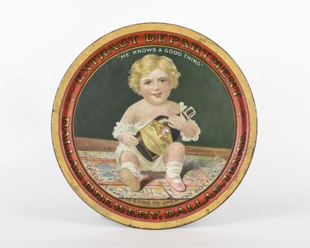 Dallas Brewery "He Knows a Good Thing" Tray