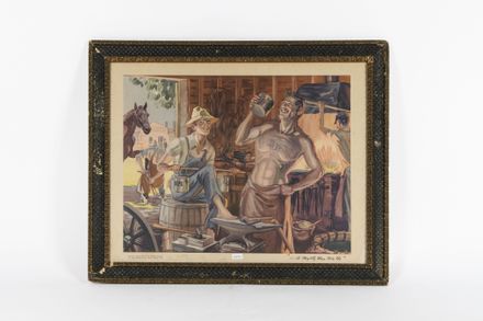 Gipps Beer Blacksmith Sign