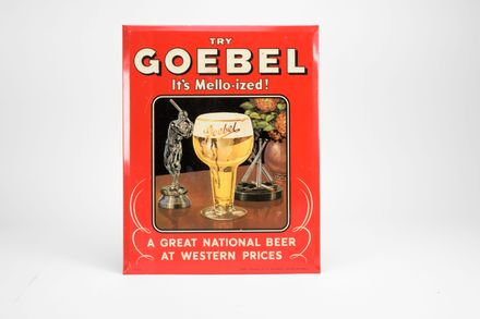 Goebel Trophy & Glass TOC Sign