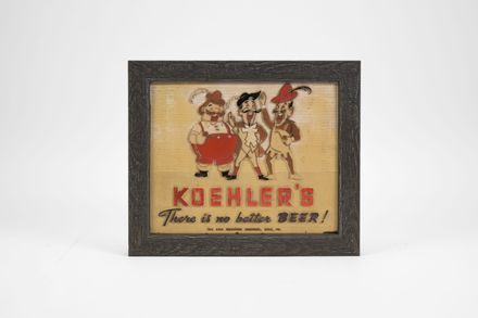 Koehler's German Cartoon Composite Sign
