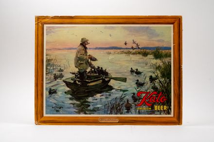 Kato Premium Beer Duck Hunting Sign