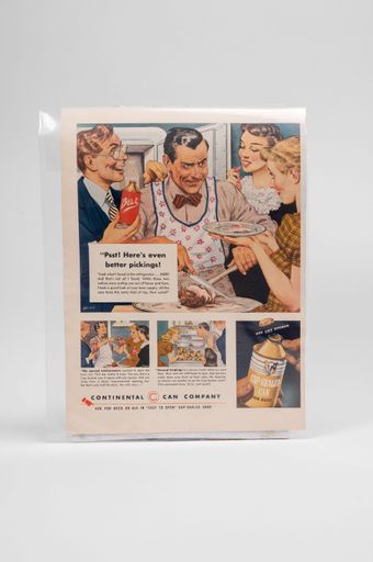 Continental Can Co. 1941 Newspaper Ad - Resource cover image