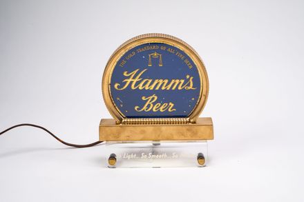 Hamm's Beer ROG Lighted Back Bar Sign