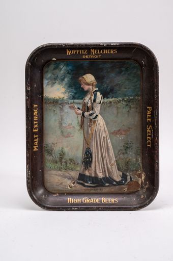 Koppitz-Melchers Detroit "Marguerite" Rectangular Tray
