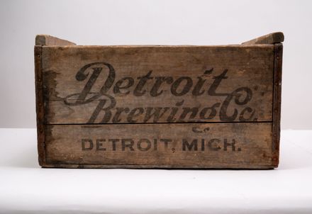 Detroit Brewing Co. Wooden Crate